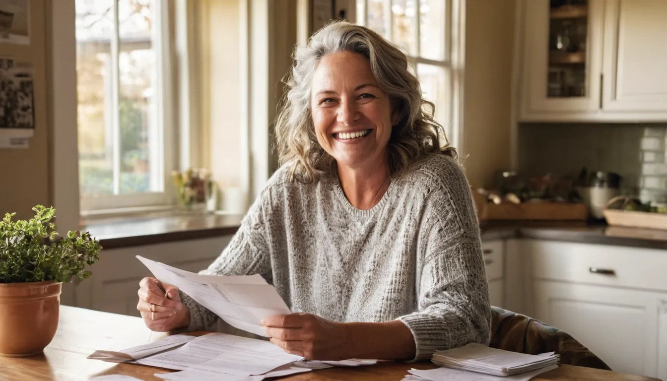 Homeowner reviewing a written septic quote at the kitchen table in Old Westbury